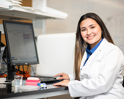 Gelicite Galvan, an outstanding graduate student